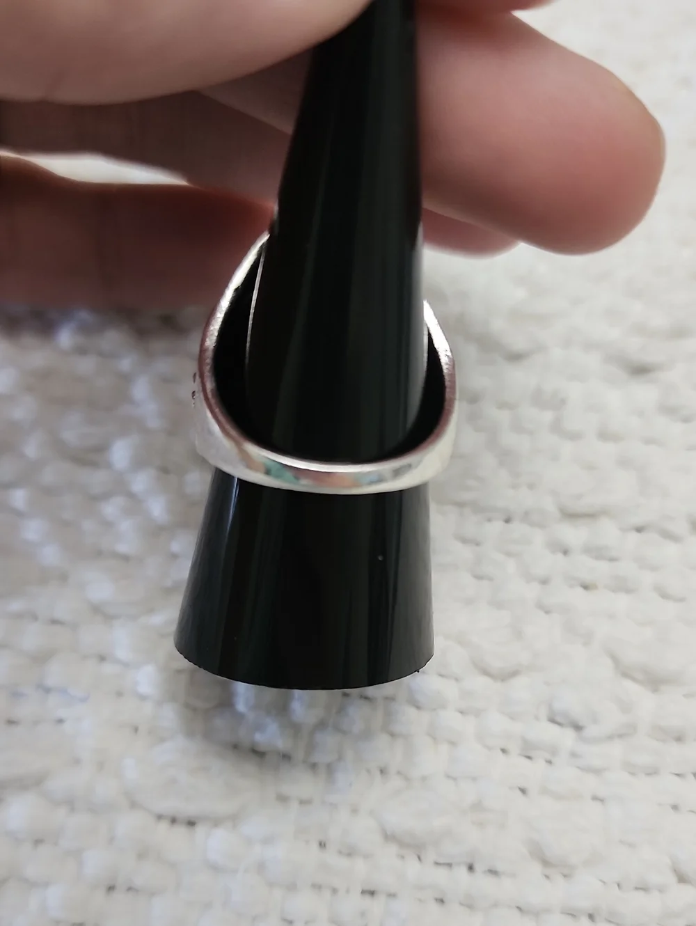 Unisex Vintage Style Oval Moonstone Gemstonr Inlaid Antique Silver Plated Ring